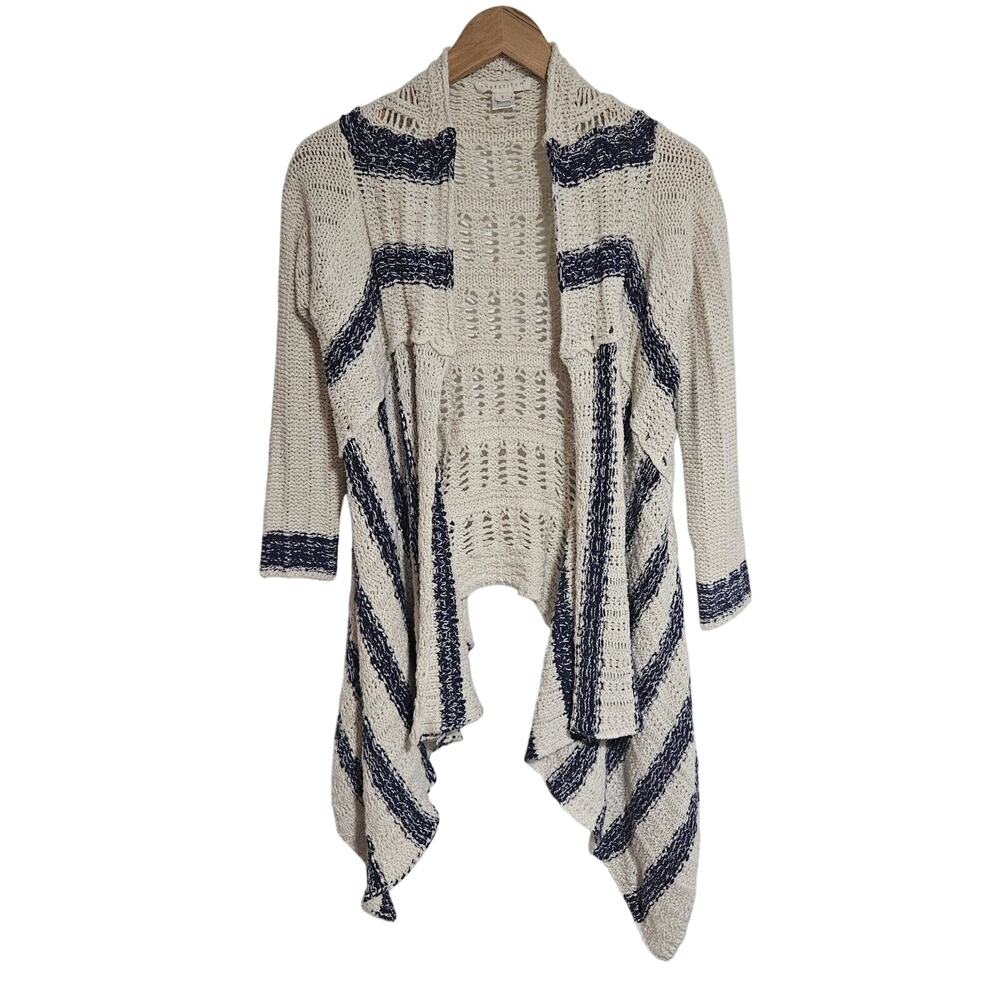 Love Stitch Open-knit Cardigan Small